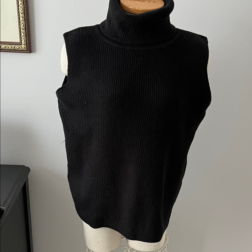 French Connection sleeveless turtleneck sweater
